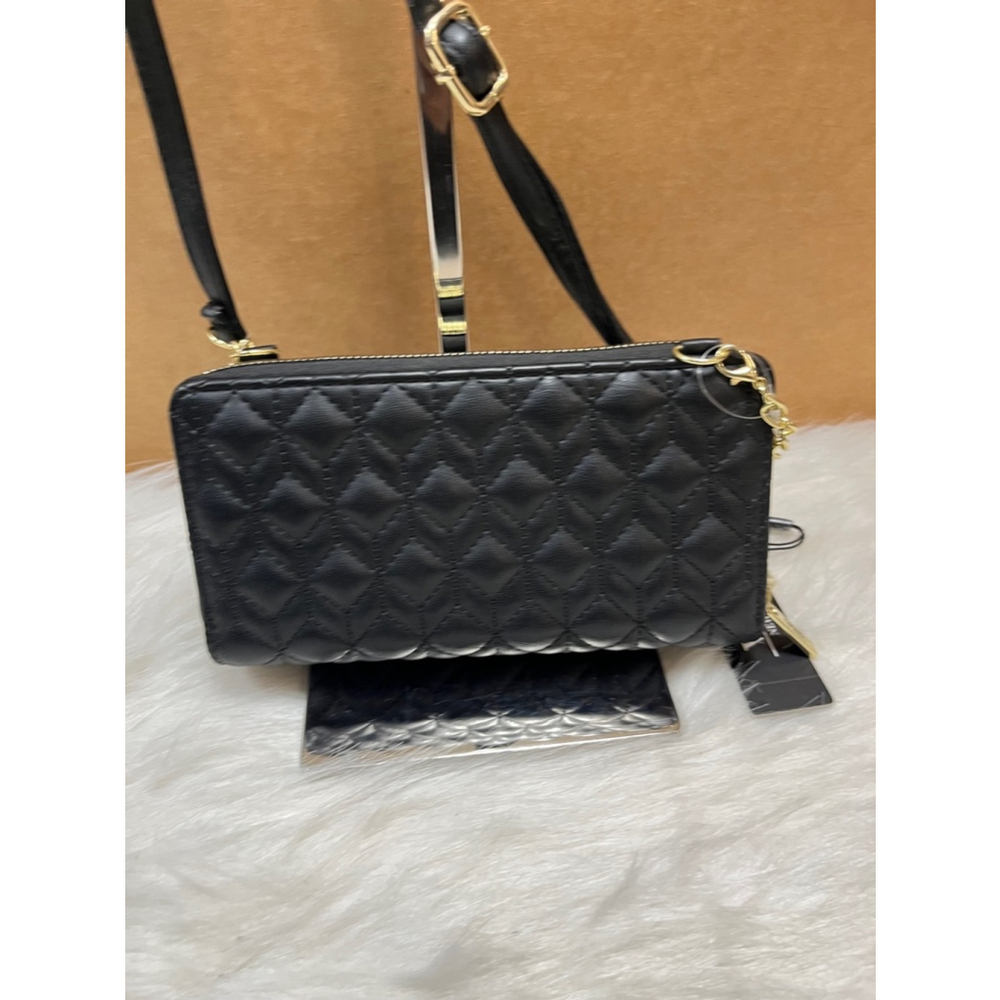 NWT Vera New York Leana Quilted Double Zip Crossbody/wallet MSRP $58 - Picture 6 of 9